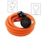 Ac Works 25ft RV 30A TT-30P Plug to 30A L5-30R RV/Marine Detachable Power Supply Cord RVTTM30-025 - alternate 2